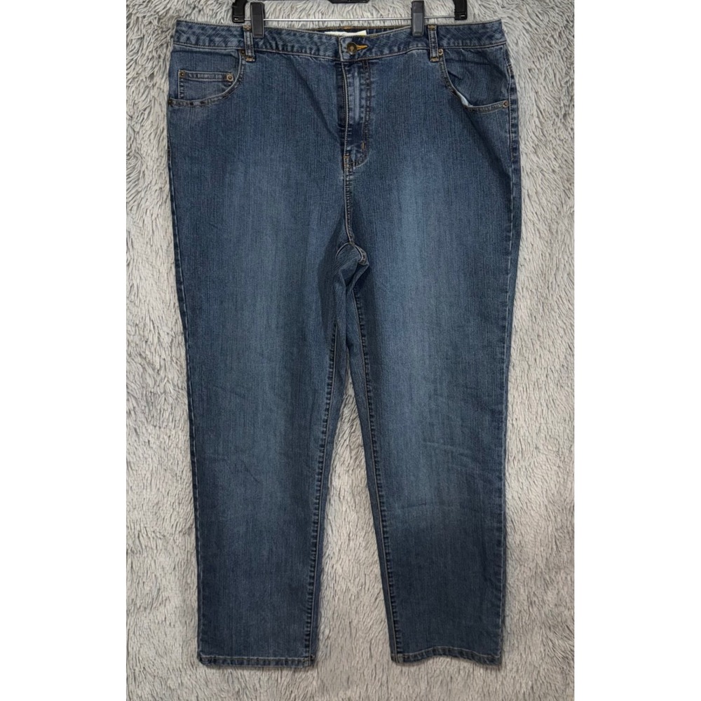 L A Blues Wilshire Women's Average Size 5 Straight Leg Blue Denim Jeans Pants